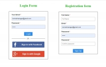 Social Media Login Registration System In PHP Screenshot 1