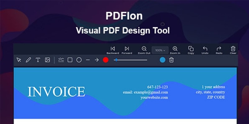 PDFlon - Visual PDF Design Tool