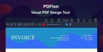 PDFlon - Visual PDF Design Tool Screenshot 1