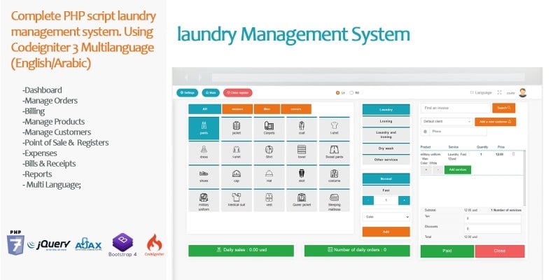 Laundry Management System