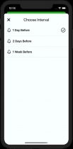 Bill Reminder - SwiftUI iOS App Source Code Screenshot 7