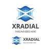 XRadial - Letter X Logo
