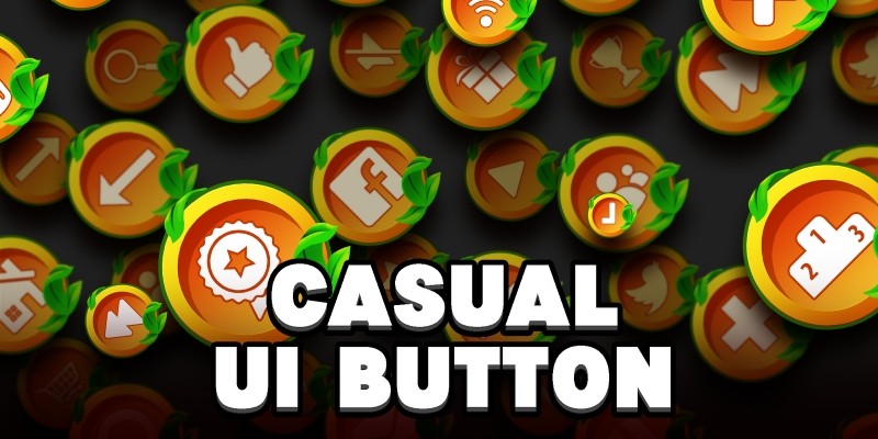 Casual UI Buttons 2