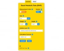 Basal Metabolic Rate BMR Calculator WordPress Screenshot 10