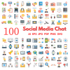 Social Media and Chat Icon Pack