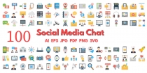 Social Media and Chat Icon Pack Screenshot 1