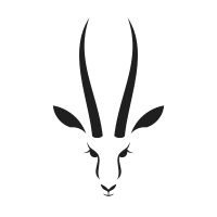 Antelope Springbok Logo Template