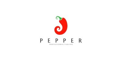 Chili Pepper Logo Template 