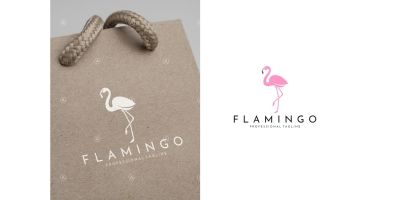 Flamingo Logo Template 
