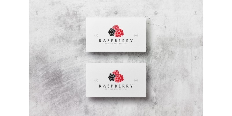 Raspberry Logo Template