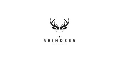 Deer Head Logo Template