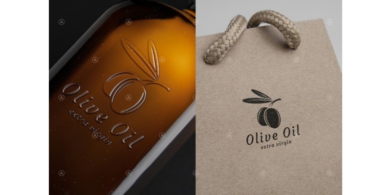 Olive Oil Logo Template