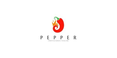 Hot Chili Pepper Logo Template