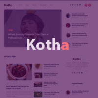 Kotha - Modern Blog PHP Script with Vue.js