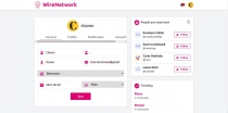 WireNetwork Social Media Networking Platform Screenshot 2