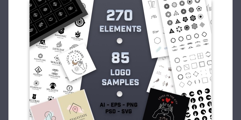 270 Logo Creator Elements And 85 Sample Logos