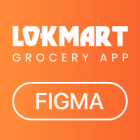 LokMart - Grocery Mobile App UI Kit - Figma