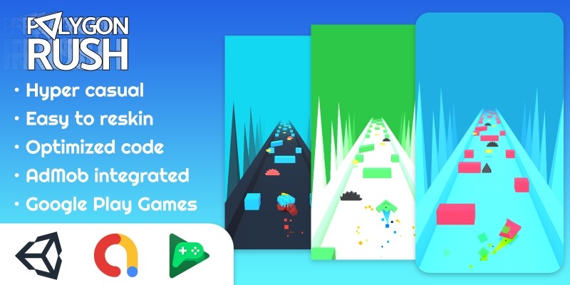 Polygon Rush - Unity Casual Game