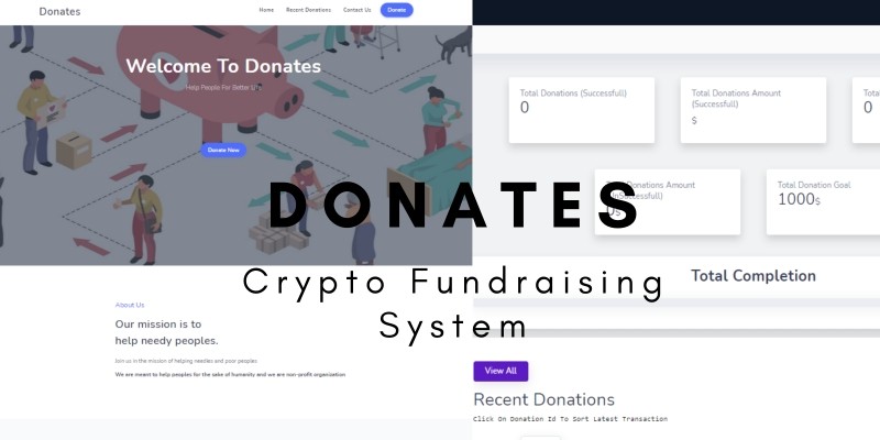 Donates- Anonymous Crypto Fundraising System