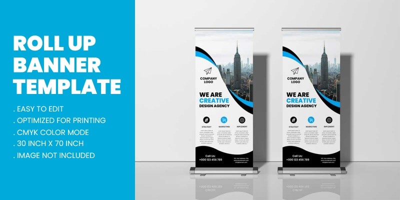 Creative Corporate Business Roll Up Banner Design