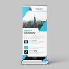 Corporate Business Roll Up Banner Standee Design