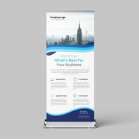 Business Roll Up Banner Design Template