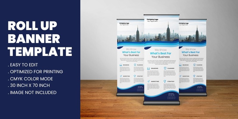 Business Roll Up Banner Design Template