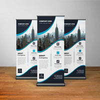 Modern Agency Business Roll Up Banner Template