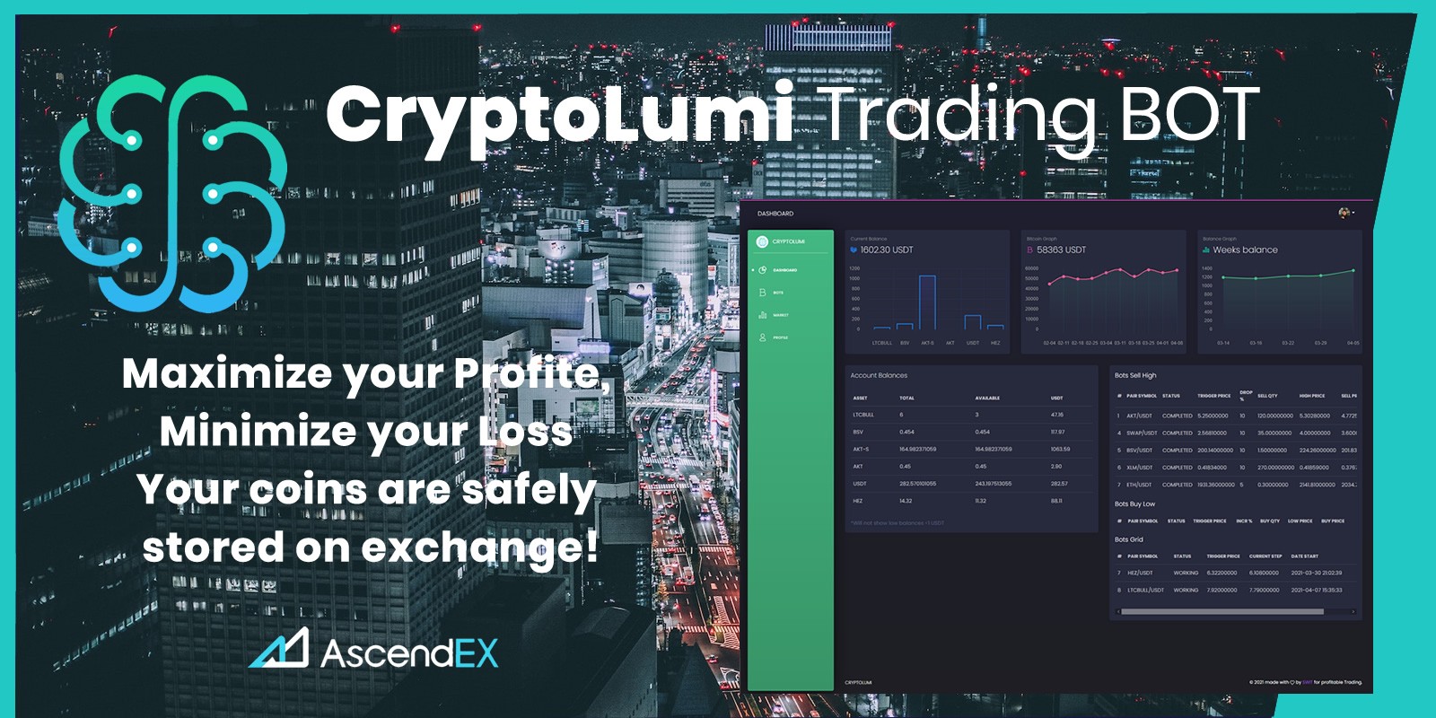 CryptoLumi - Crypto Trading Bot by Ctogether | Codester