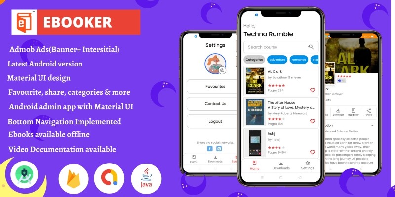 Ebooker - Android App Source Code