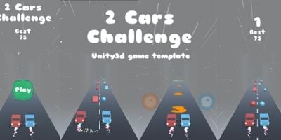 2 Cars Challenge - Unity3D Game Template