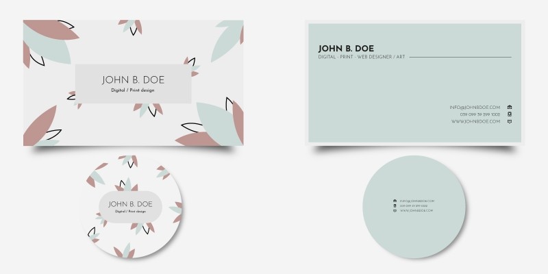 Floral Business card