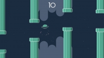 Flappy UFO  - HTML5 Construct Game Screenshot 2