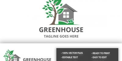 Green House Professional Logo