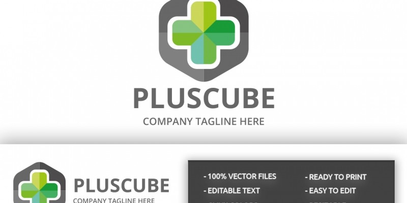 Plus Cube Logo