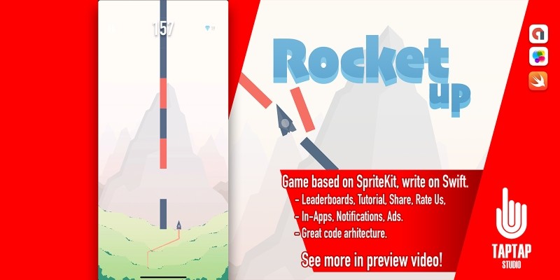 Rocket Up - iOS App Source Code