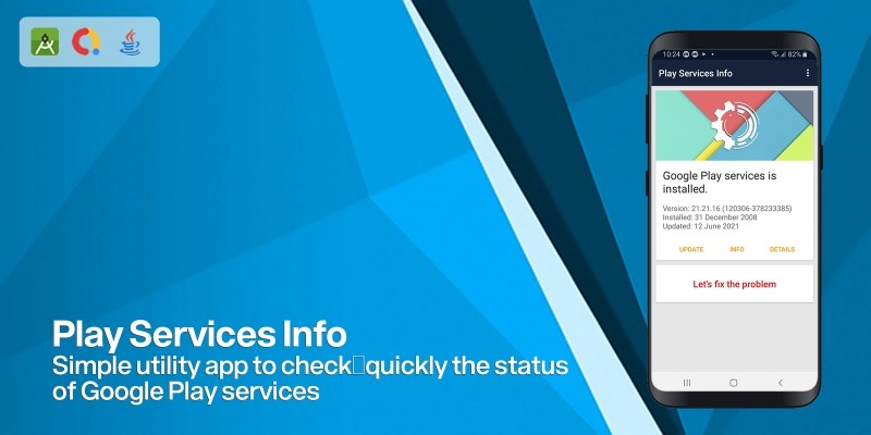 Play Services Info - Android App Template