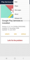 Play Services Info - Android App Template Screenshot 3