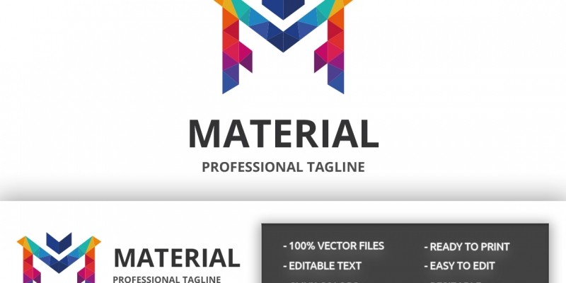 Material Letter M Logo