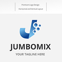 Letter J Jumbomix Logo