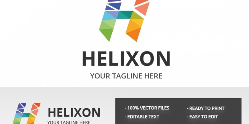 Letter H Helixon Logo