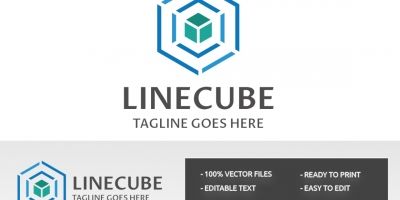 Line Cube Logo