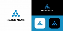 Letter A Tech Logo Screenshot 1
