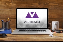 Verticalle Letter V Logo Screenshot 1
