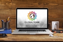 Global Team Work Logo Screenshot 1