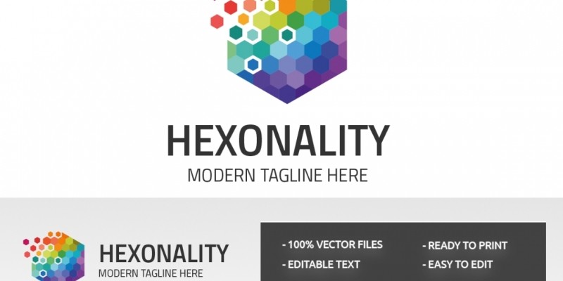 Hexonality Cube Logo