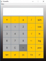 Calculator -  Java Application Screenshot 2