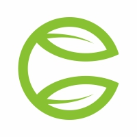 Letter C Leaf Logo