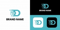 Letter D Data Logo Screenshot 1