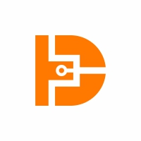 Letter D Tech Logo